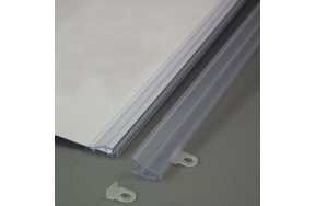POSTER HANGING RAIL SET WITH CLAMPING